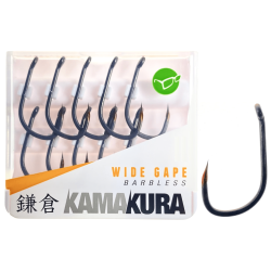 Korda Kamakura Wide Gape 6 Karpfenhaken ohne Widerhaken