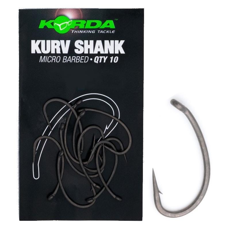 Karpové háčky Korda Kurv Shank 6