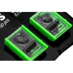 Korda Doppelklemmen für Vorfächer 0,7mm