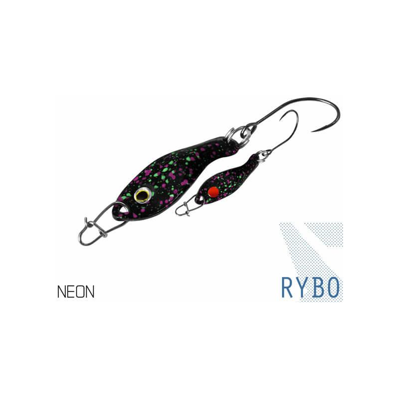 Błystka Wahadłówka Pstrągowa Delphin RYBO 0.5g Neon