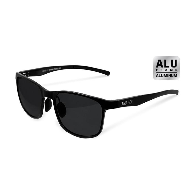 Delphin SG Black polarized sunglasses black lenses