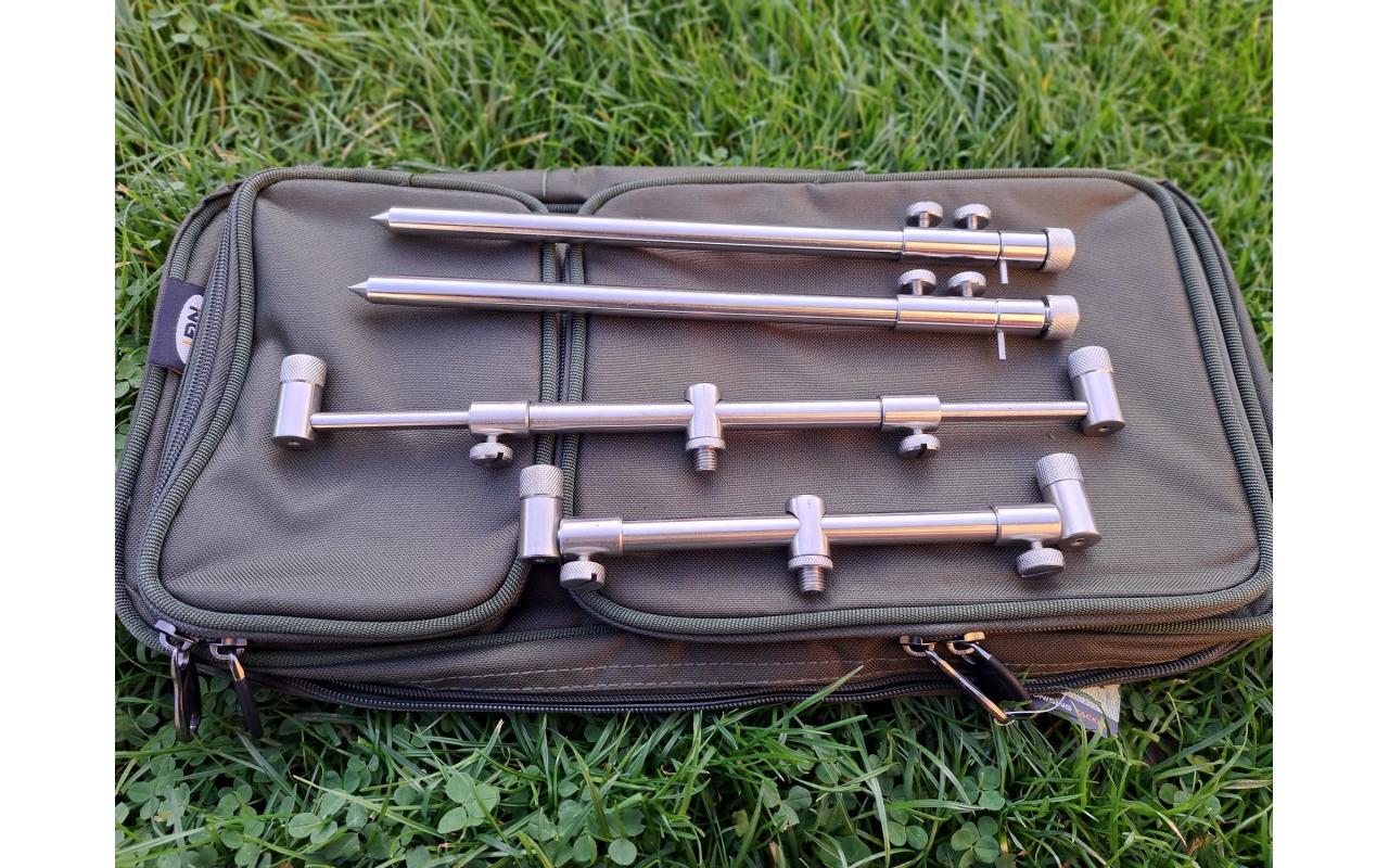 Set of 30/50cm supports and 2W/reg buzz bars in a case