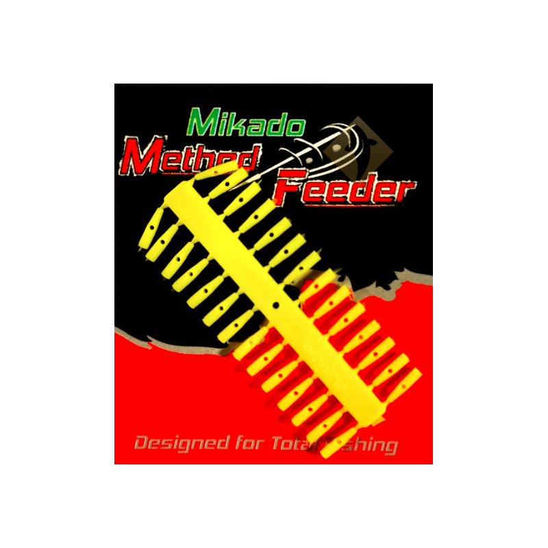 Stopery Push Stop Mikado Method Feeder - Żółty