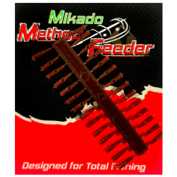 Stopery Push Stop Mikado Method Feeder - Brązowy