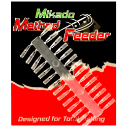 Stopery Push Stop Mikado Method Feeder - Przeźroczysty