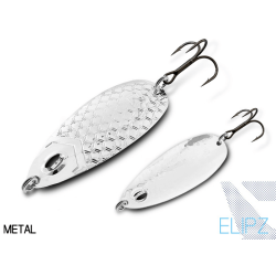 Wahadłówka na szczupaka Delphin Elipz 12g - Metal