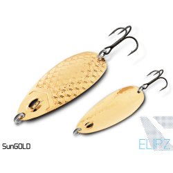 Hecht-Spinner Delphin Elipz 12g - Sun Gold