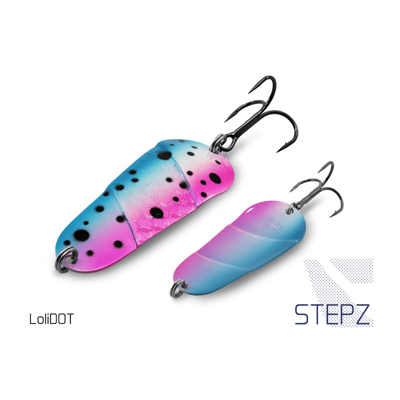 Hechtwobbler Delphin Stepz 10g - Loli Dot