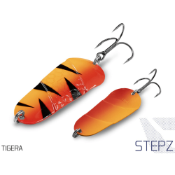 Třpytka Delphin Stepz 10g na štiku - Tigera