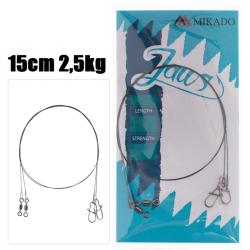 Wolframové návazce Mikado Jaws 15cm 2,5kg 2ks