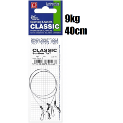 Vorfach Dragon Classic 7x7 Surflon 9kg 40cm 2Stk