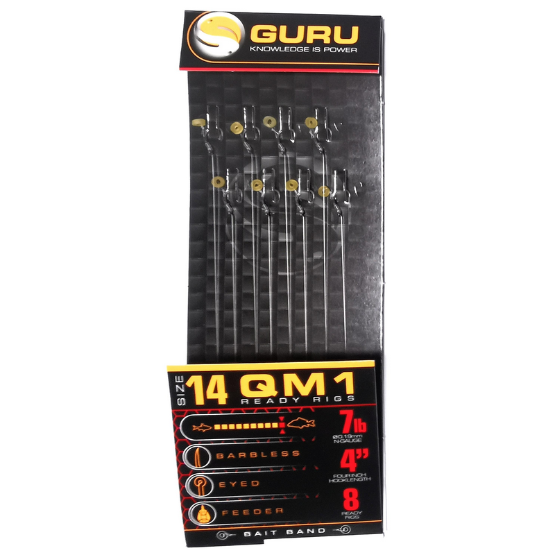 Przypon do Metody Guru QM1 z gumka 10cm 0,19mm 10