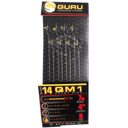 Návazec Guru QM1 Method s gumičkou 10cm 0,22mm 10