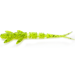 Návnada FishUp Larva Flit 2" 5cm 055 - Chartreuse Black 1ks