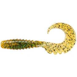 Twister FishUp Fancy Grub 1" 2.5cm 036 - Caramel / Green 1pc
