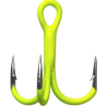 Gurza Round Treble ST-36 UV Chartreuse 8 3pcs Hooks