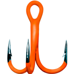 Gurza Round Treble ST-36 UV Orange 8 3pcs Hooks