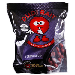 Langsam arbeitende Dudi Bait Futterkugeln - Forest Squid 20mm 1kg