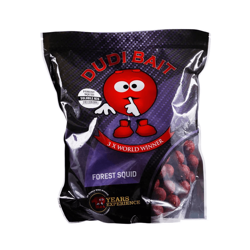 Langsam arbeitende Dudi Bait Futterkugeln - Forest Squid 20mm 1kg