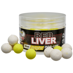 Starbaits Pop Up Bright Floating Baits - Red Liver 14mm 50g