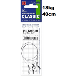 Vorfach Dragon Classic 7x7 Surflon 18kg 40cm 2Stk