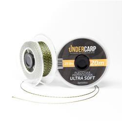 Plecionka przyponowa 20 m/25 lbs ULTRA SOFT - zielona Undercarp