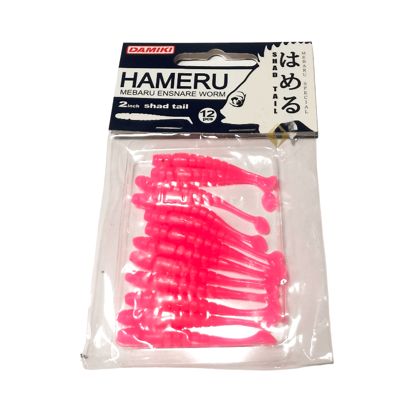 Guma Damiki Hameru Worm A 438 Hot Pink 12szt