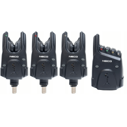 Sada signalizátorů záběru NECO CARP 3+1 C103 BLACK