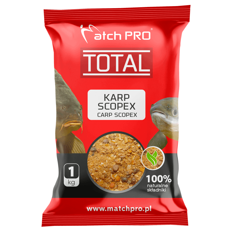 Rybářské krmítko MatchPro Total - Kapr Scopex 1kg