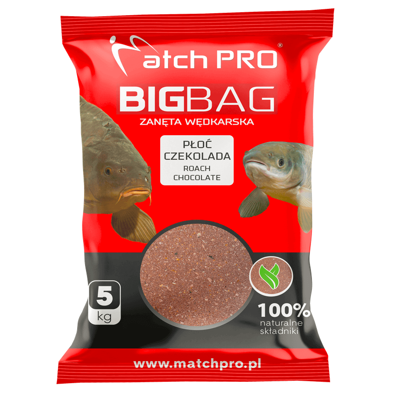 Rybářská směs MatchPro Big Bag - Plotice Čokoláda 5kg