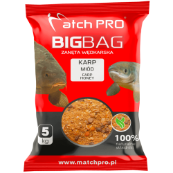 MatchPro Rybářská návnada Big Bag - Kapr Med 5kg