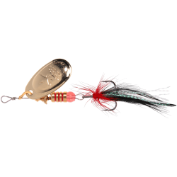 Blinker Rotationsköder Mikado Blaster mit Quaste Nr. 3 - Gold