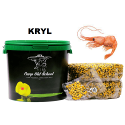 Návnada MIX Carp Old School Kbelík - Kril 10kg