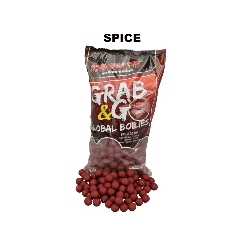 Kulki zanętowe Starbaits Grab Go Global - Spice 20mm 2,5kg