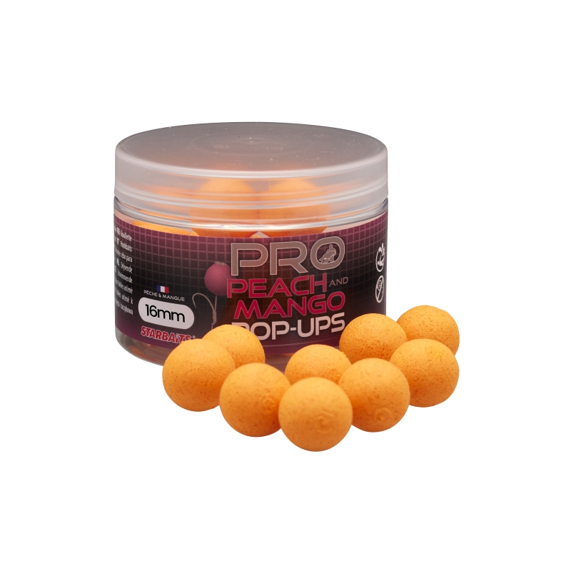 Kulki pływające Starbaits Pop Up - Pro Peach Mango 16mm 50g