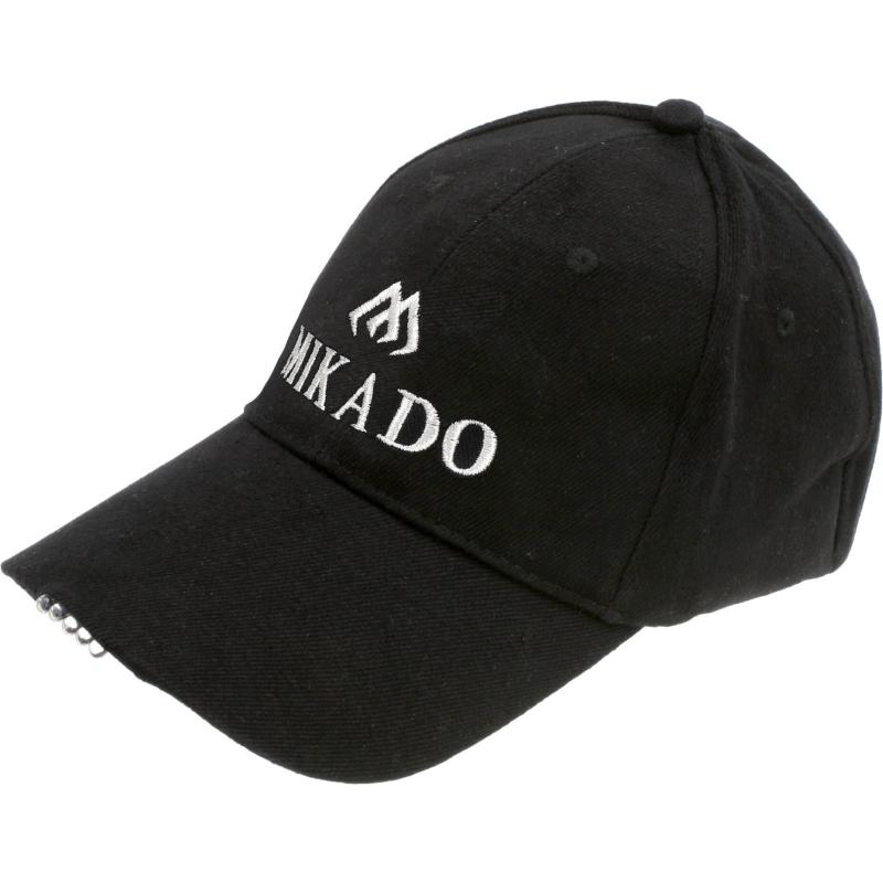 Czapka z daszkiem Mikado LED Czarna