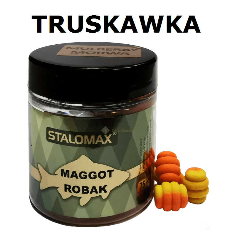 Przynęta Stalomax Poczwarki Maggots Wafters 10mm - Truskawka
