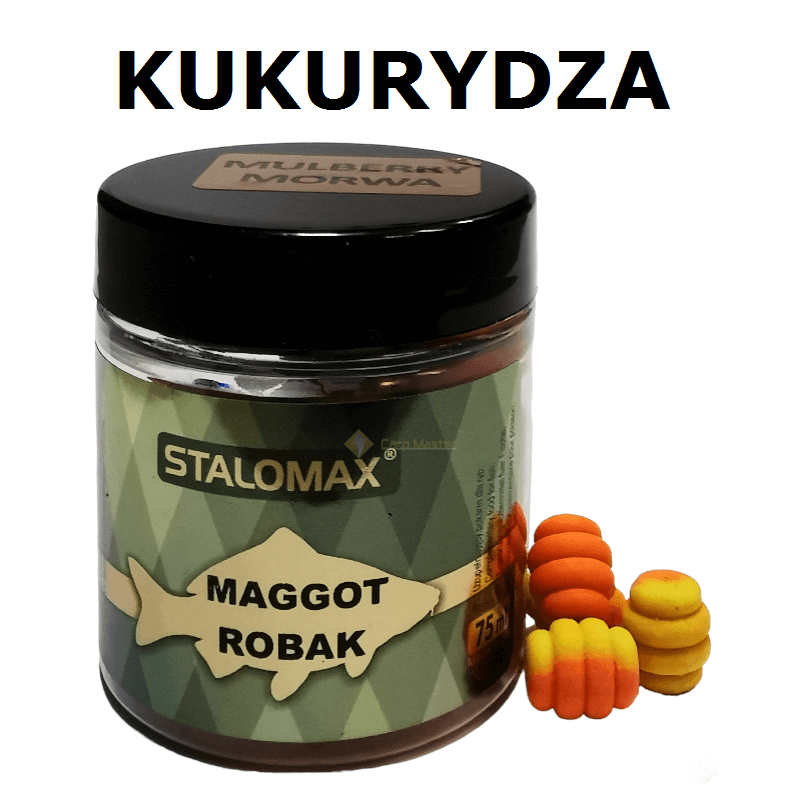 Przynęta Stalomax Poczwarki Maggots Wafters 10mm - Kukurydza
