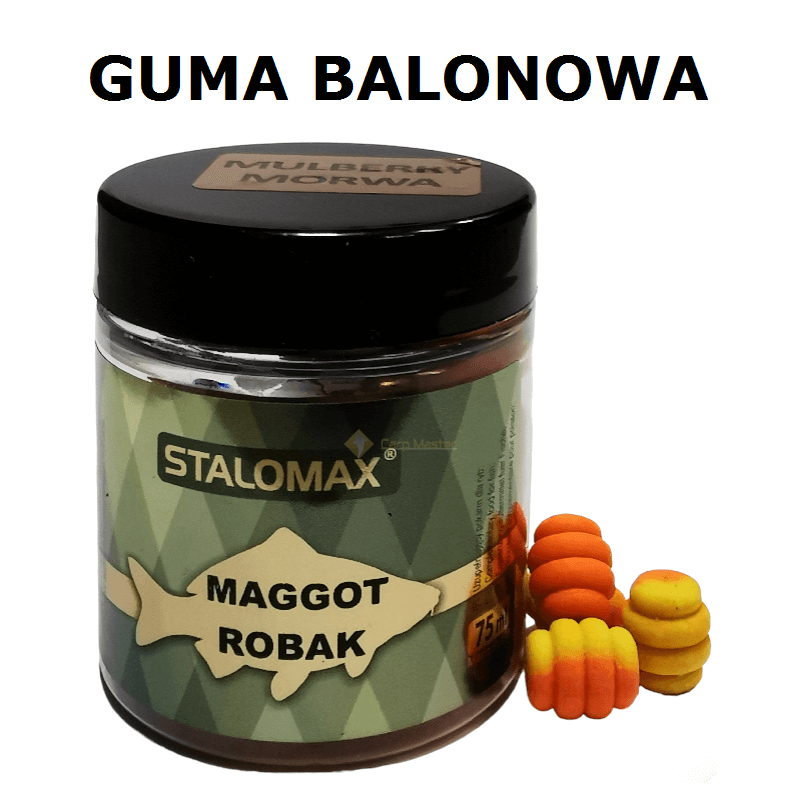Przynęta Stalomax Poczwarki Maggots Wafters 10mm - Guma Balonowa